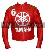 Yamaha 6 Red Motorcycle Jacket